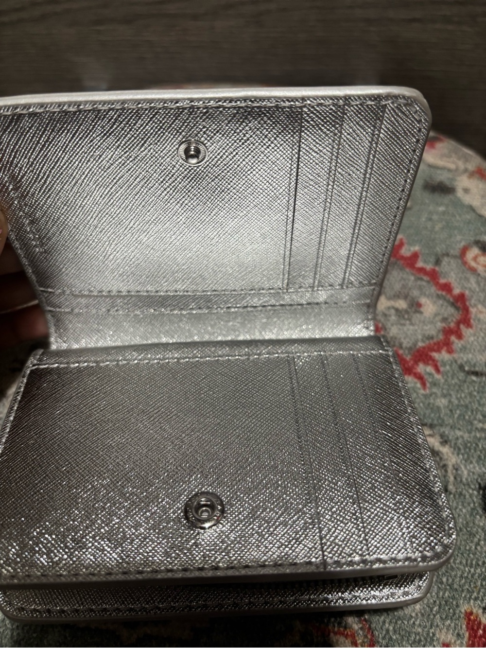 Marc Jacobs Silver Snapshot Wallet - Picture 4 of 6